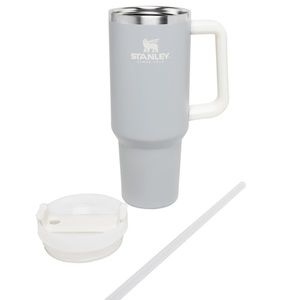Stanley Adventure Quencher 40 oz - New, Light Gray with White Handle